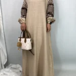 Abaya kebaya élégante à capuche style Dubaï Ramadan
