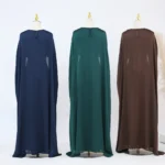 Ensemble abaya 2 pièces femme musulmane – tenue Dubaï Ramadan élégante – Image 3