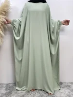 Abaya élégante Dubaï caftan marocain femme musulmane Ramadan – Image 8