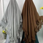 Hijab Mousseline Femme Khimar Élégant Ramadan Eid Modeste