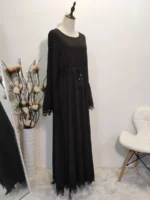 Abaya Dubaï Élégante Femme Musulmane – Robe Modeste – Image 5