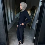 Abaya 2 pièces femme musulmane élégante – tenue Ramadan Eid Dubaï – Image 10
