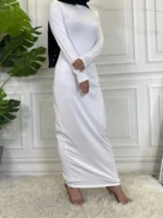 Abaya élégante avec hijab assorti, légère et confortable. Idéale Ramadan, Eid ou quotidien – Image 6