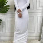 Robe hijab femme musulmane élégante – abaya Dubaï style marocain