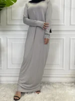 Robe hijab femme musulmane élégante – abaya Dubaï style marocain – Image 6