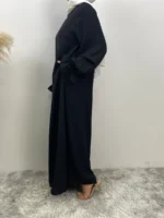 Abaya luxe femme musulmane élégante – caftan Dubaï Ramadan – Image 9
