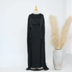 Ensemble abaya 2 pièces femme musulmane – tenue Dubaï Ramadan élégante – Image 12