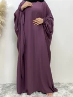 Abaya élégante Dubaï caftan marocain femme musulmane Ramadan – Image 7