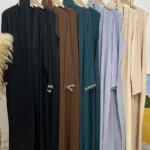 Abaya kimono 2 pièces femme musulmane élégante – pudeur moderne et tenue hijab luxe Aylinejab