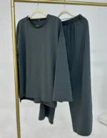 Ensemble abaya deux pièces femme musulmane hijab jilbab élégance pudeur luxe – Image 5