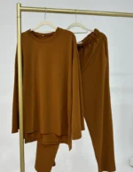 Ensemble abaya deux pièces femme musulmane hijab jilbab élégance pudeur luxe