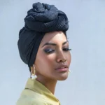 Hijab coton froissé bandeau femme musulmane abaya élégance pudeur luxe – Image 3