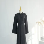 Abaya deux pièces élégante femme musulmane – pudeur et luxe fluide – Image 13