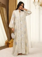 Abaya hijab jilbab femme musulmane élégance luxe et pudeur – Image 2
