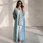 Ensemble abaya hijab jilbab femme musulmane élégance luxe