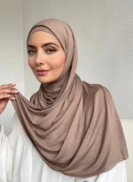 Ensemble Hijab Jersey avec sous-écharpe châles Élégance Luxe Modeste – Image 3