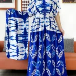Abaya boubou d’été en coton léger pour femme musulmane élégante