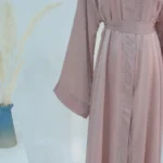 Abaya cardigan ouvert hijab jilbab femme musulmane élégance pudeur – Image 11