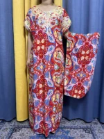 Abaya boubou d’été femme musulmane luxe – hijab jilbab élégant, fluide et pudique en coton léger