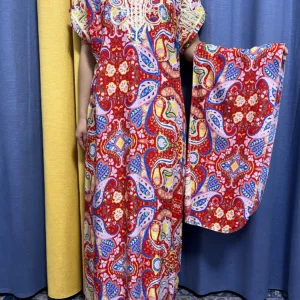 Abaya boubou d’été femme musulmane luxe – hijab jilbab élégant, fluide et pudique en coton léger