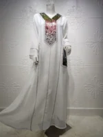 Abaya luxe femme musulmane hijab jilbab élégance pudeur coupe ample élégance naturelle – Image 8
