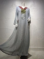 Abaya luxe femme musulmane hijab jilbab élégance pudeur coupe ample élégance naturelle – Image 6