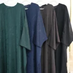 Ensemble Abaya femme luxe moderne Dubai – Robe abaya kimono élégante pour femme musulmane | Aylinejab Paris – Image 2
