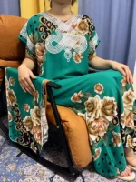 Abaya femme musulmane coton léger hijab jilbab luxe pudique – Image 4