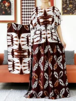 Abaya boubou d’été en coton léger pour femme musulmane élégante – Image 4