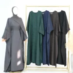 Ensemble Abaya femme luxe moderne Dubai – Robe abaya kimono élégante pour femme musulmane | Aylinejab Paris