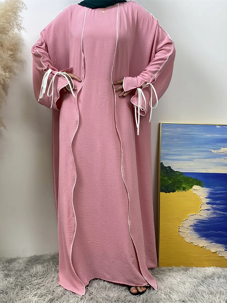 Ensemble 2 pièces Abaya femme luxe moderne Aylinejab – robe abaya kimono élégante modest fashion Dubai Paris