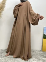 Abaya Femme Luxe Dubai Paris – Robe Abaya Kimono Moderne Modest Fashion pour Femme Musulmane Élégante – Image 5