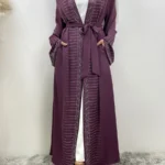 Abaya kimono luxe femme musulmane – hijab jilbab élégant
