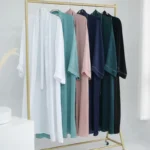 Abaya cardigan ouvert hijab jilbab femme musulmane élégance pudeur – Image 9