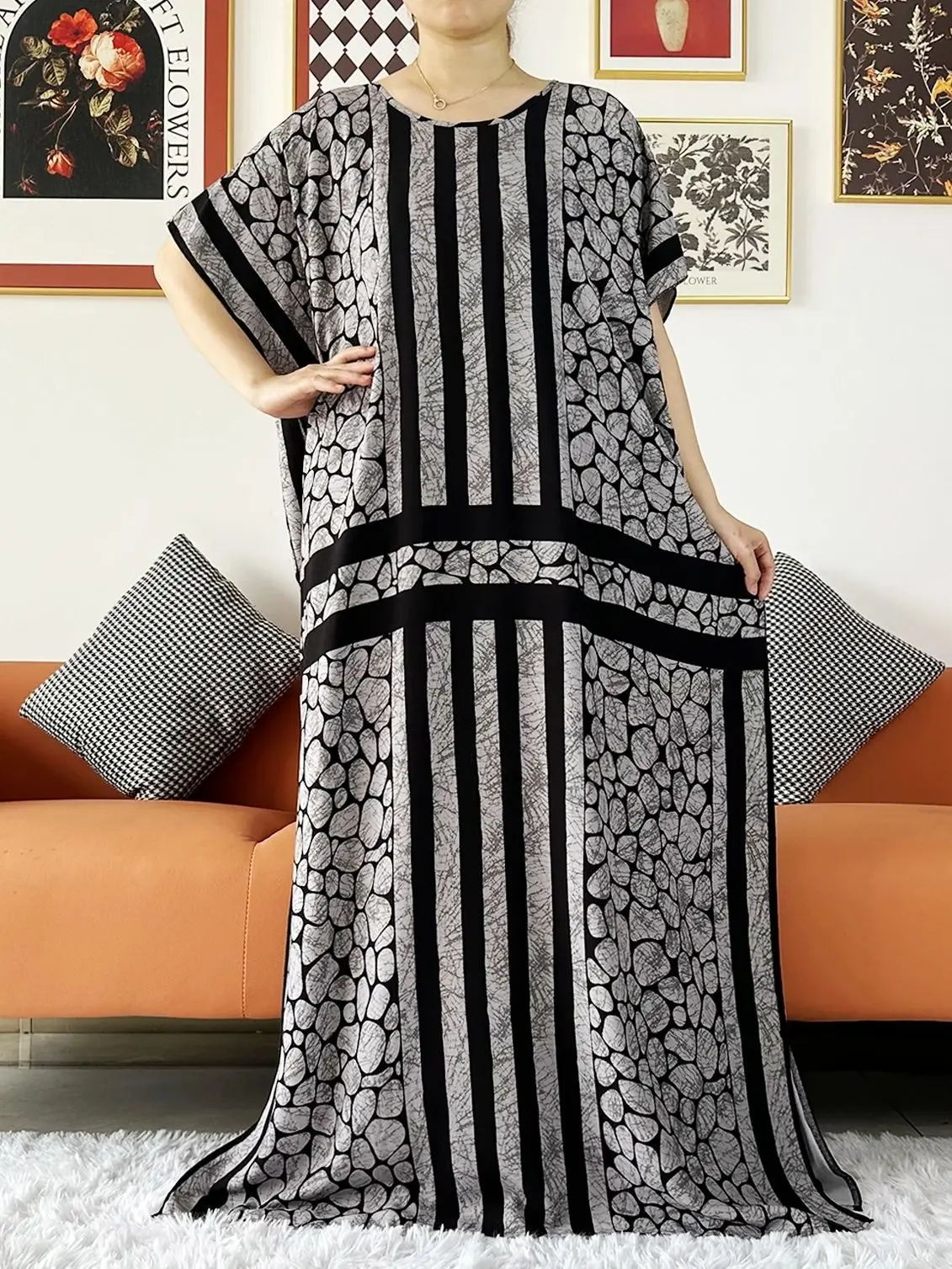 Boubou d’été femme musulmane abaya hijab léger luxe pudique avec de grandes écharpes