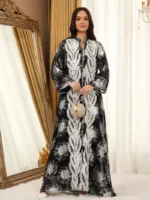 Abaya hijab jilbab femme musulmane élégance luxe et pudeur – Image 3