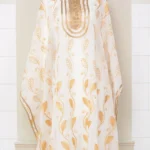 Abaya hijab jilbab brodée dorée pour femme musulmane élégance et pudeur luxe