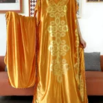 Abaya d’été ample et luxueuse pour femme musulmane élégante