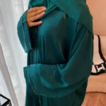 Abaya cardigan ouvert hijab jilbab femme musulmane élégance pudeur – Image 8