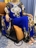 Abaya femme musulmane coton léger hijab jilbab luxe pudique – Image 2