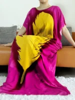 Boubou d’été abaya femme musulmane – élégance, pudeur et luxe léger – Image 6