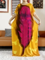 Boubou d’été abaya femme musulmane – élégance, pudeur et luxe léger – Image 4