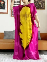 Boubou d’été abaya femme musulmane – élégance, pudeur et luxe léger – Image 5