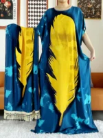 Boubou d’été abaya femme musulmane – élégance, pudeur et luxe léger – Image 3
