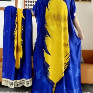 Boubou d’été abaya femme musulmane – élégance, pudeur et luxe léger