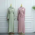 Abaya femme luxe Dubaï : robe moderne, élégante et pudique – Image 3