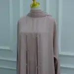 Ensemble 3 Pièces Abaya femme luxe Dubaï avec hijab - modeste Aylinejab – Image 10