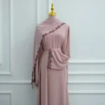 Abaya femme luxe Dubaï : robe moderne, élégante et pudique – Image 4