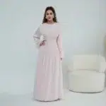 Abaya femme luxe de Dubaï | Robe abaya moderne et élégante | Aylinejab – Image 8