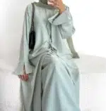 Ensemble 3 Pièces Abaya femme luxe Dubaï avec hijab - modeste Aylinejab – Image 5